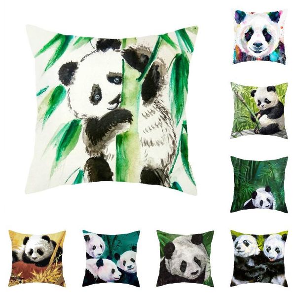 

cushion/decorative pillow panda pattern cushion cover home decor sofa office case 45x45cm kk09