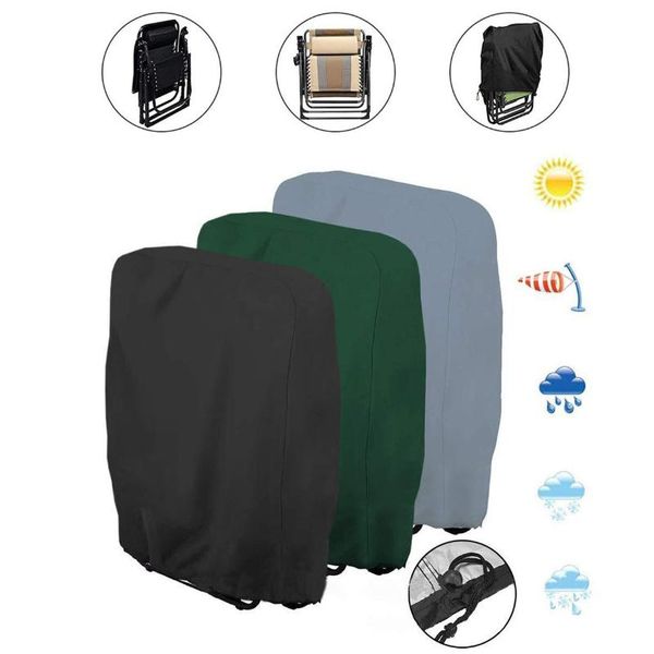 

chair covers folding cover recliner waterproof uv oxford cloth outdoor 110cmx71cm