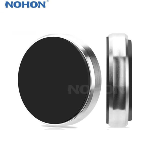 

cell phone mounts & holders nohon universal magnetic car holder mount bracket support wall desk metal magnet sticker mobile stand [2 pack]