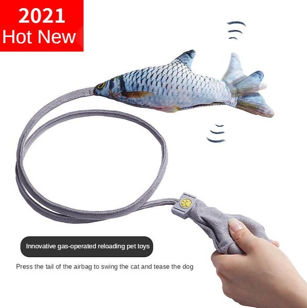 

creative pet teasing cat artifacts simulate fish and toys interactive plush