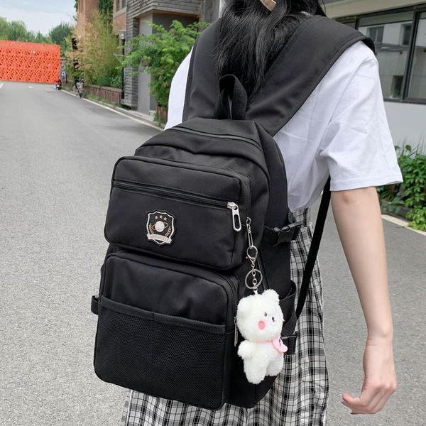

backpack arrival school bag korean college students simple large-capacity female high ins computer