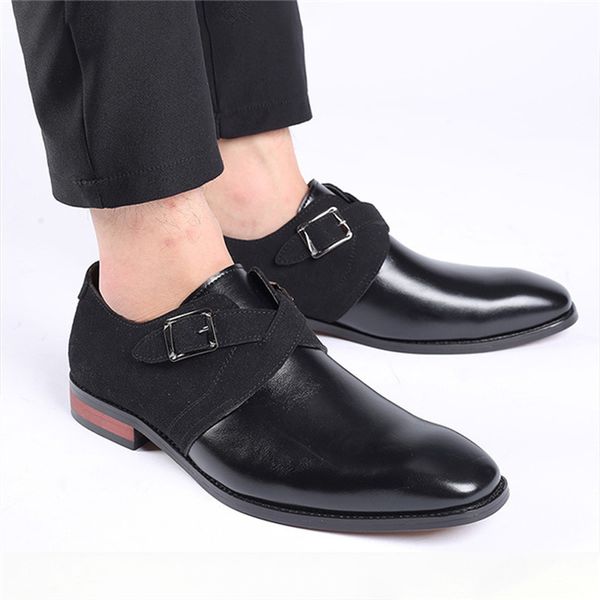 

shoe men's arrival monk plutonium belts in classic shoes from vintage zapatos of he067, Black