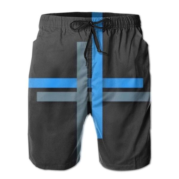 

men's shorts lines swim trunks quick dry beach, White;black