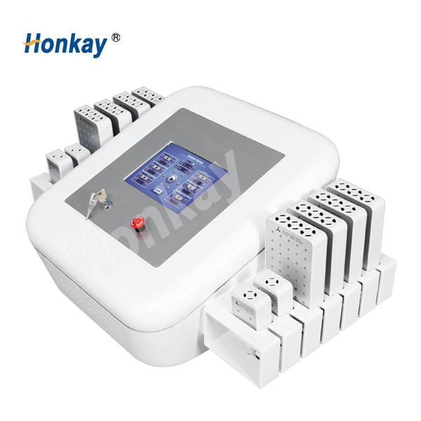 

fat burning diode laser lipo pads beauty slimming machine whole body cellulite removal lipolysis lipolaser device, Black