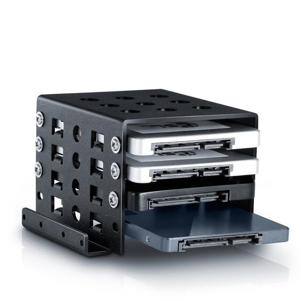 

fans & coolings aluminium alloy 2.5 inch ssd hdd to 3.5 1 expand 4 mounting adapter bracket for pc enclosure