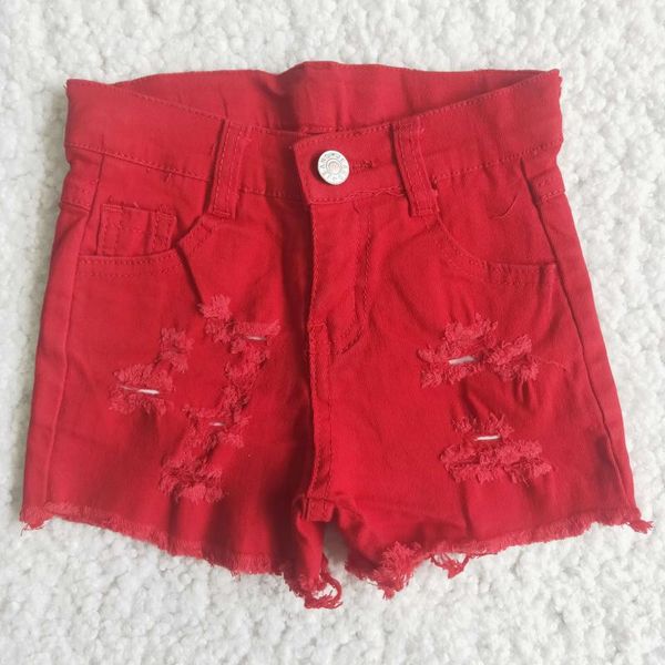 

shorts summer colorful denim for baby girl boutique wholessale retail, Black
