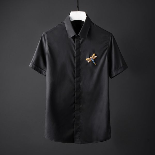 

business shirt deluxe and 2021 short sleeve made by hand in india, White;black