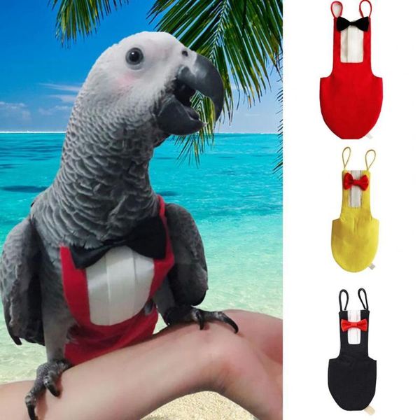 

other bird supplies soft texture pretty parrot diapers with bow tie washable cockatiel clothes western style