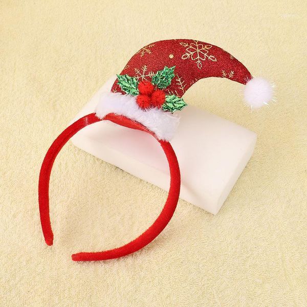 

christmas decorations fanlus mini santa hat with mistletoe headband1