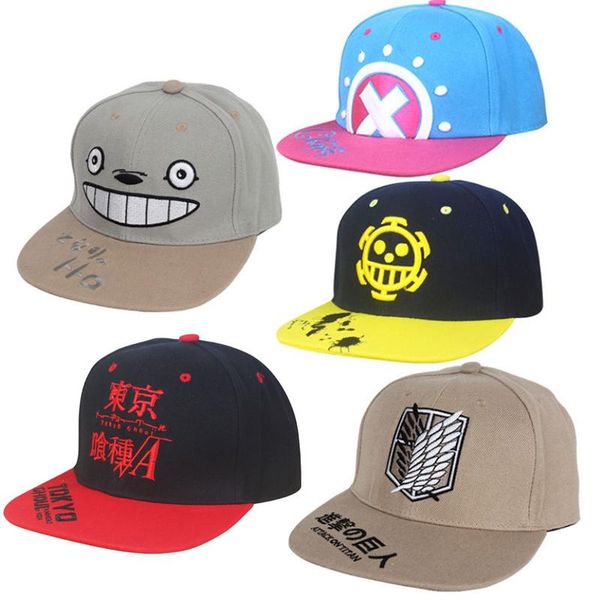 

other event & party supplies 7kinds attack on titan trafalgar law chopper tokyo ghoul kaneki ken ninja totoro cotton baseball summer hat cap