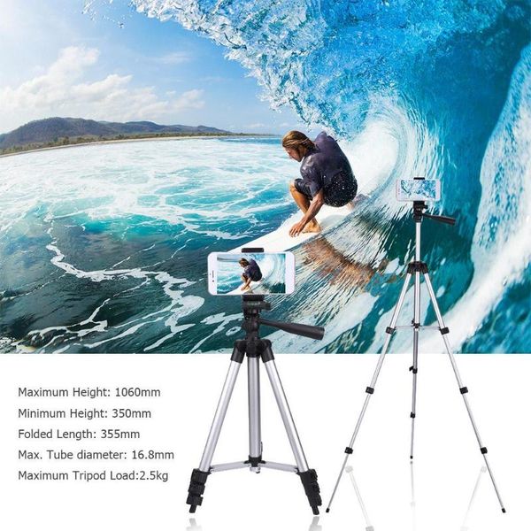 

sliver light 360Â° swivel fluid head professional camera tripod stand holder for smart phone samsung c tripods