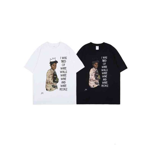 

new style original design women couples hiphop slogan teas short mouw t-shirt men, White;black