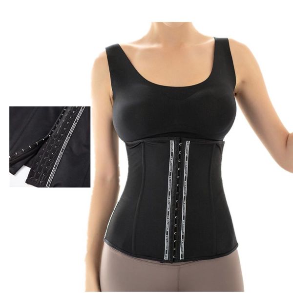 

women's shapers women waist cinchers poatpartum corset tummy control body shaper modeling strap faja slimming belt underwear, Black;white