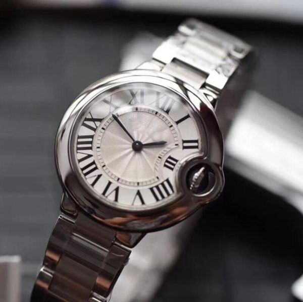 

v6f factory blue balloon series rome dial w6920084 cal.057 quartz movement luxury 33mm ladies dress wristwatches women watch original box, Slivery;brown