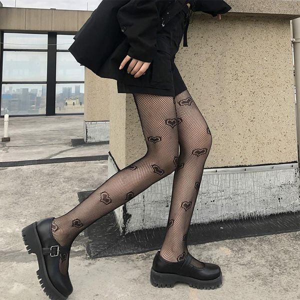 

pantyhose black women tights party hollow out female mesh stocking arrive slim fishnet stockings club wear hosiery socks &, Black;white