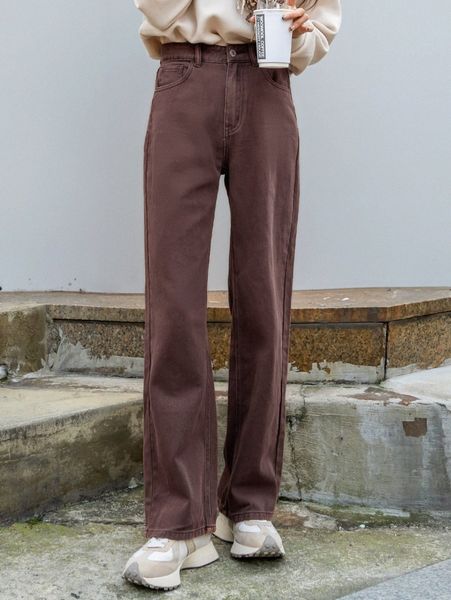 

dazy high waist straight leg jeans j1uv#, Blue