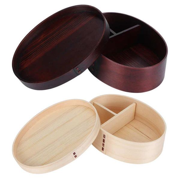 

dinnerware sets 17.5x13.5cm lunch box wooden bento portable container for students worker