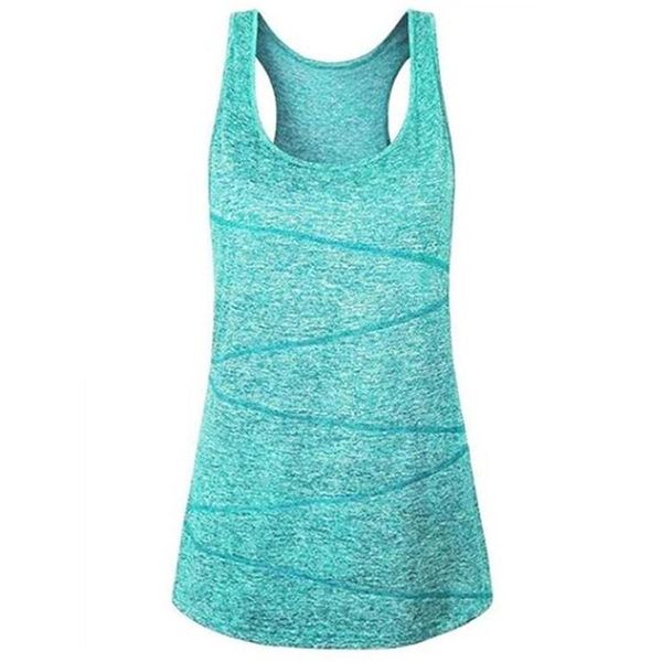 

yoga outfits 2021 spring and summer breathable sports quick-drying vest sleeveless fitness tank running t-shirt loose female, White;red