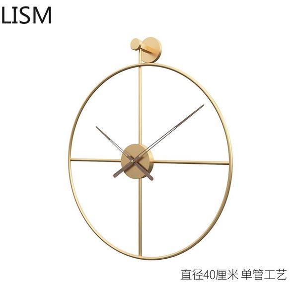 

wall clocks nordic design silent spanish american clock living room simple creative light luxury home decor modern reloj de pared