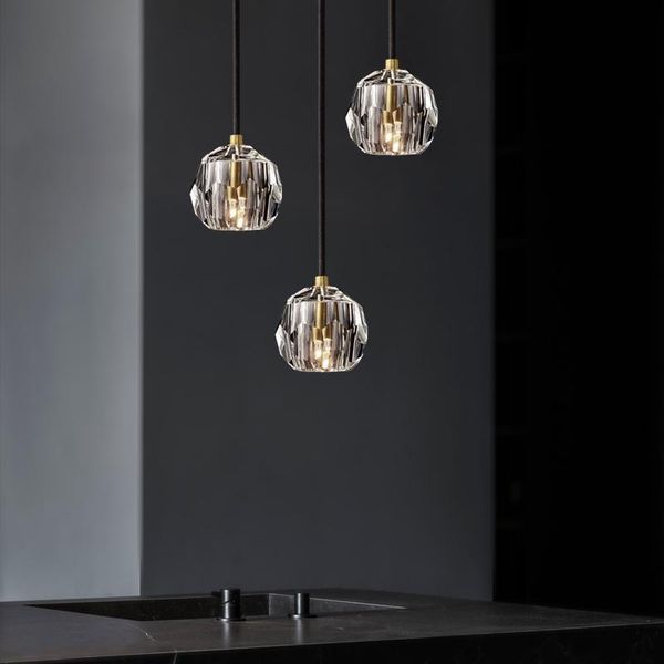 

pendant lamps modern crystal lights gold hanglamp bedroom dining room lamp bar decor home loft led luminaire suspension