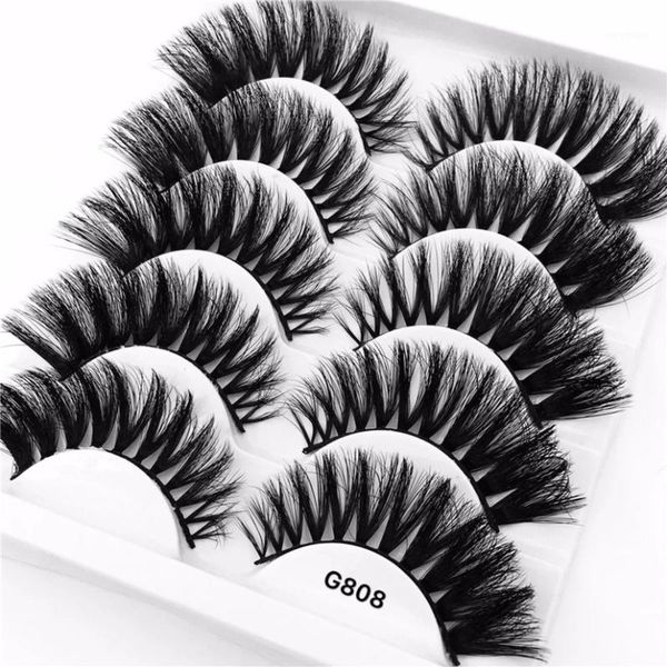 

pairs of thick thickened eyelashes natural nude eyelash beauty tools dense multilayer section charismatic false1