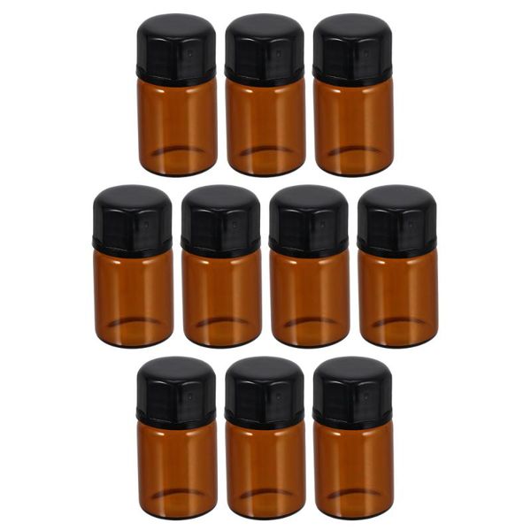 

storage bottles & jars 100pcs 2ml glass essential oil cosmetic liquid containers reagent