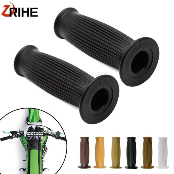 

handlebars 25mm 28mm universal motorcycle handle bar vintage grips rubber handlebar hand grip end