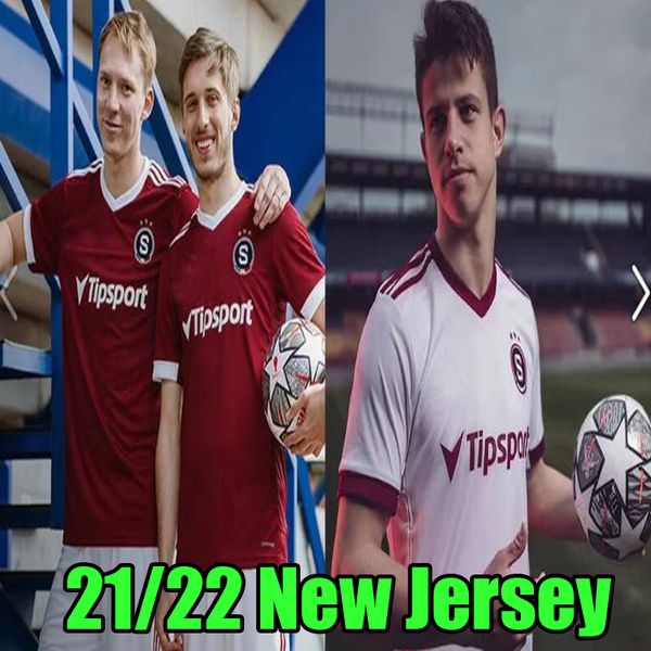 

21 22 sparta prague soccer jerseys 2021 2022 home and away new jersey classic sports football shirt men sportswear uniform, Black;yellow
