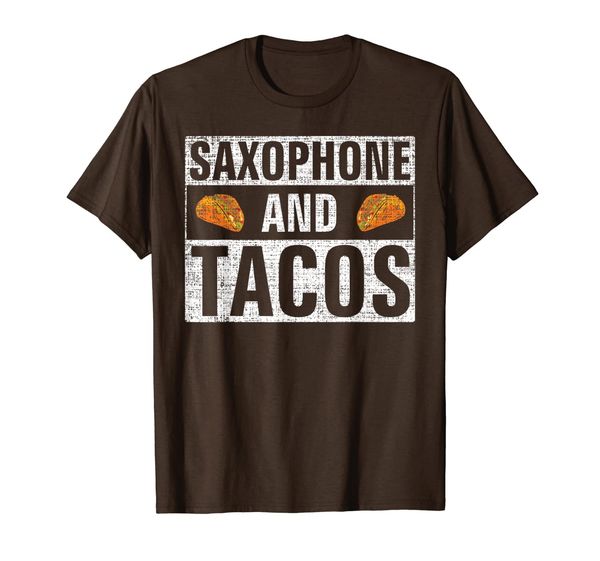 

Vintage Saxophone and Tacos T-Shirt Funny Orchestra Gift, Mainly pictures