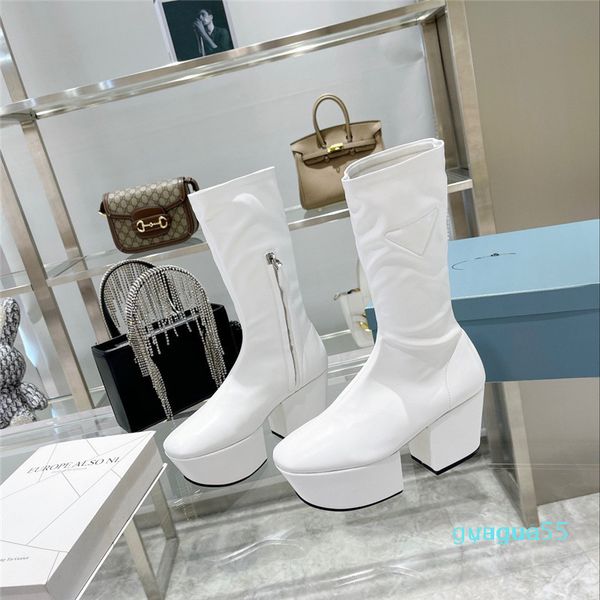 

designer plaque lace up ankle boots women black leather combat booties high heel winter boot quality