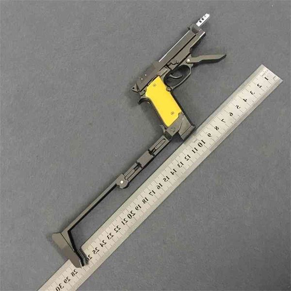 

9823all metal detachable 1:2.05 beretta 93r toy model gun can not launch military collection ornaments