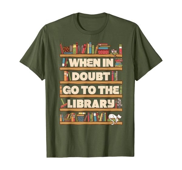 

reading library literature read books lover reader gift t-shirt, White;black
