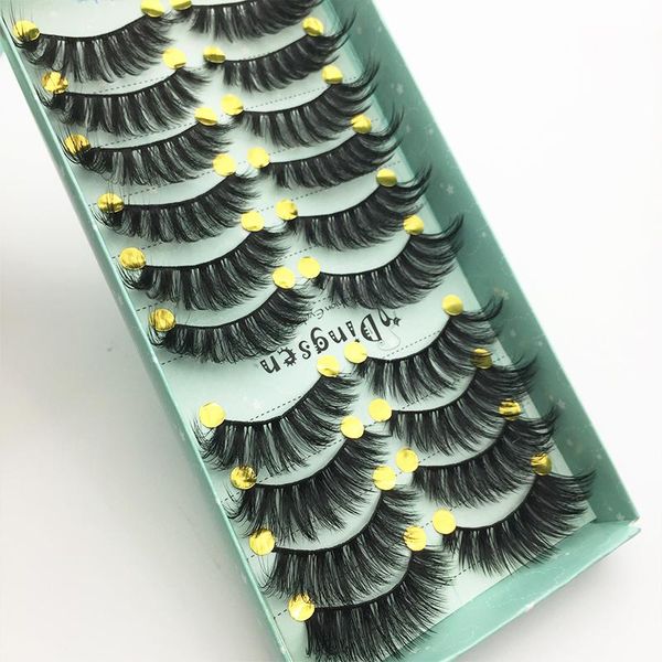 

false eyelashes 10/5/2 pairs 3d mink lashes natural faux cils makeup dramatic wholesale fake eyelash extension
