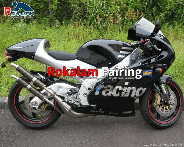 

for aprilia rs250 1998 1999 2000 2001 2002 sportbike fairing rs 250 98 99 00 01 02 gloss black cowling set