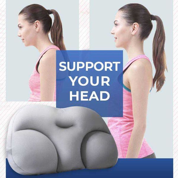 

cloud pillow with case 3d neck creative deep sleep decompression air egg