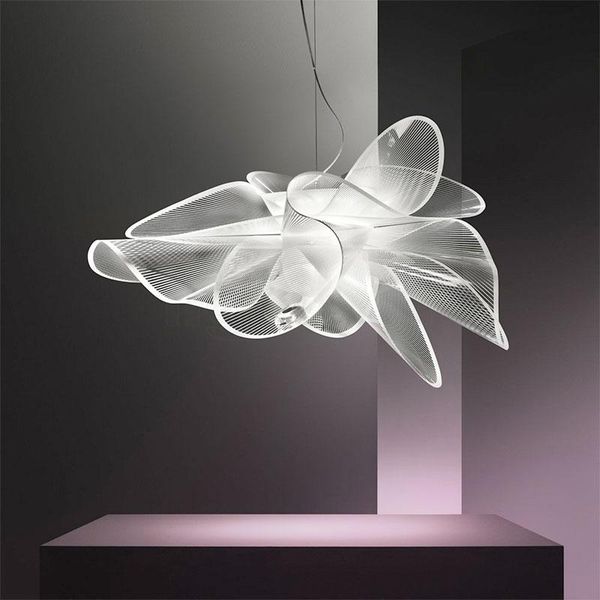 

italian nordic designer personality creative exhibition hall studio bedroom dining room living window white pendant lights lamps