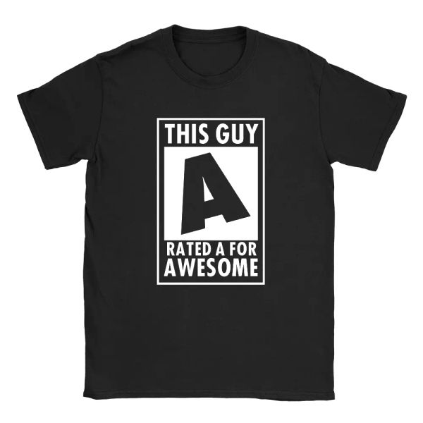 

this guy rated a mens t-shirt funny gamer video gaming gift present, White;black