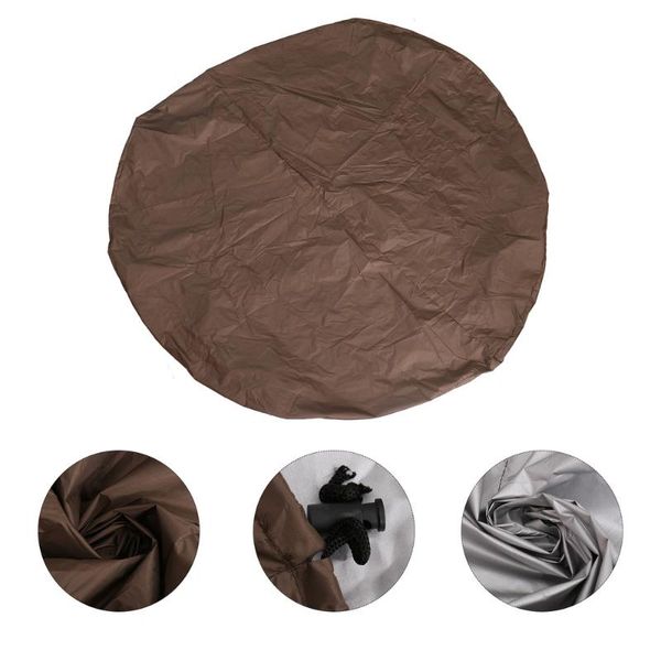 

shower curtains 1pc round tub cover waterproof cap bathtub protector pool shade