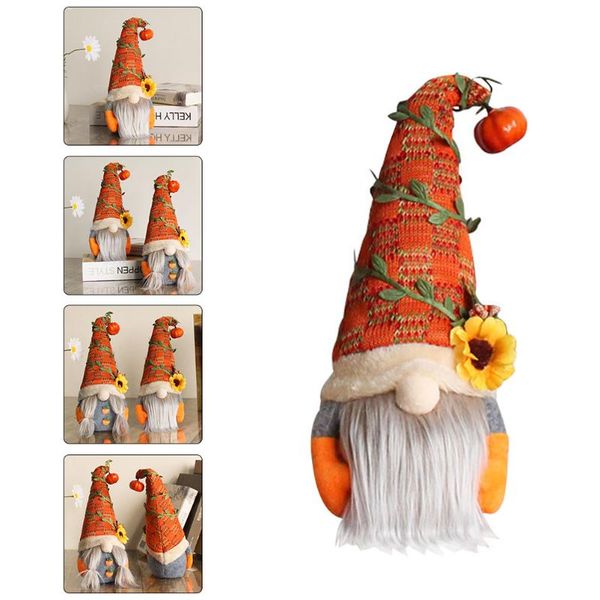 

christmas decorations 1pc thanksgiving party decor pumpkin sunflower gnome doll lovely