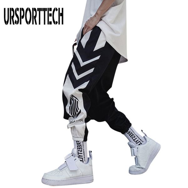 

men's loose sweat, hip hop street cloth, harem, below ankle, informal, printed with letters, 3xl, Black