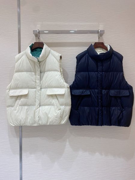 

21 winter new down jacket contrast design stand collar super warm, Black;white