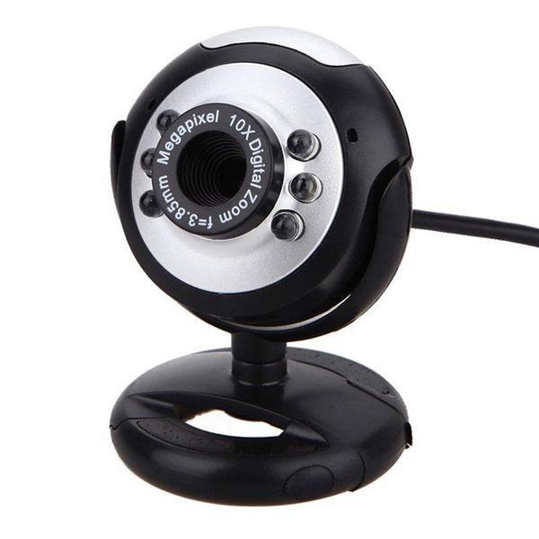 

webcams web webcam usb coms 12 megapixel led high definition camera cam 360 degree mic clip-on for skype computer