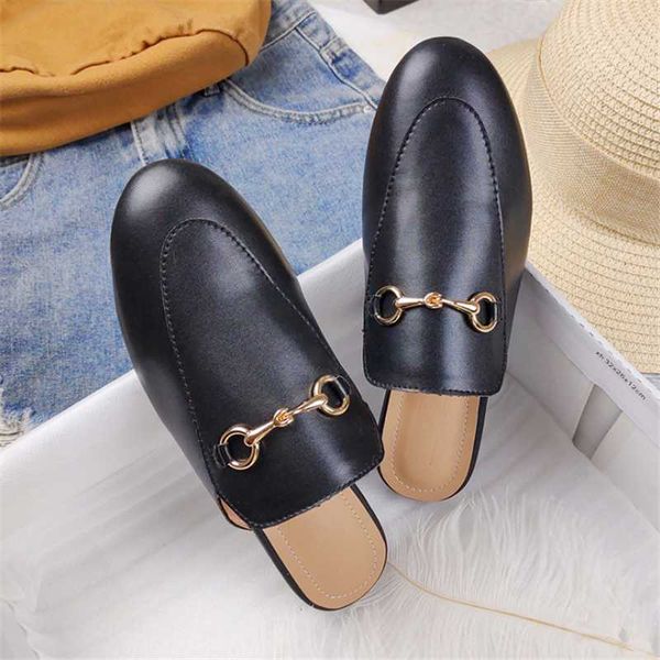 

slippers 2021 in the spring designer outdoorshoes woman mules platform sandalias de verano para mujer zapatos calzado, Black