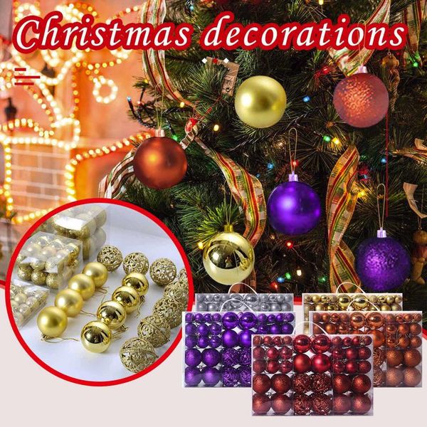 

party decoration 100pcs christmas xmas tree decorations ornament balls baubles hanging ornaments decors