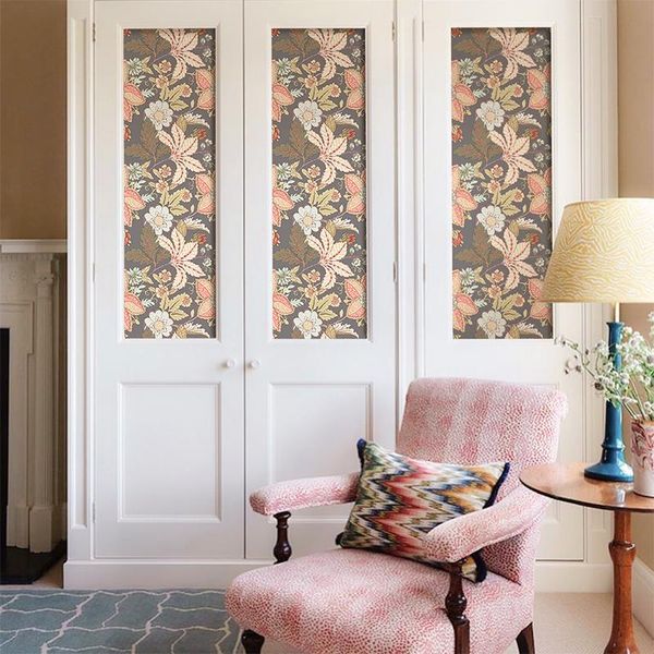 

window stickers creative unique vintage retro furniture european self adhesive film adhesif pour meuble kitchen decor ei50tm