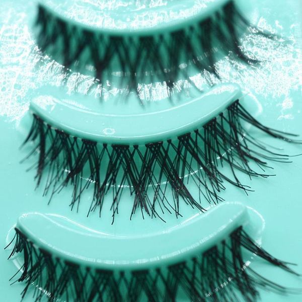 

70% 5 pairs handmade cross false eyelash soft long makeup eye lashes extensions eyelashes