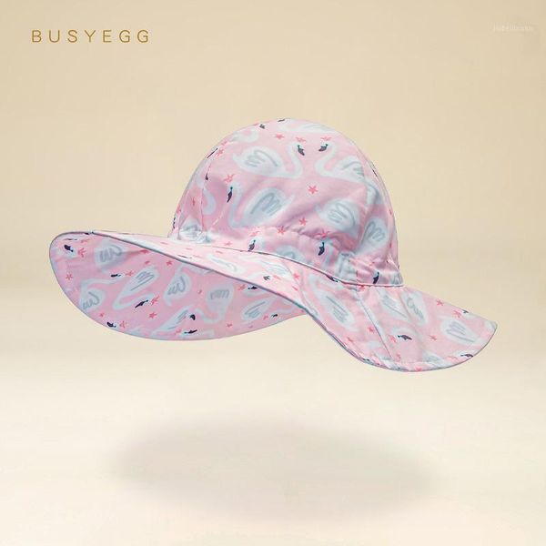 

caps & hats fashion cute pink swan kids baby girl hat toddler panama children sun cap born outdoor protection casquette fille1, Yellow