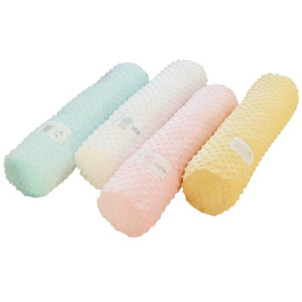 

bedding sets minky dot baby bumper long pillow crib infant room decor