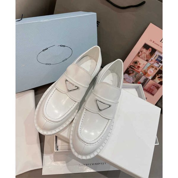 

pad arrival women dress wedding party shoes leather shoe platform sandal fashion business formal loafer social chunky shoes, Black