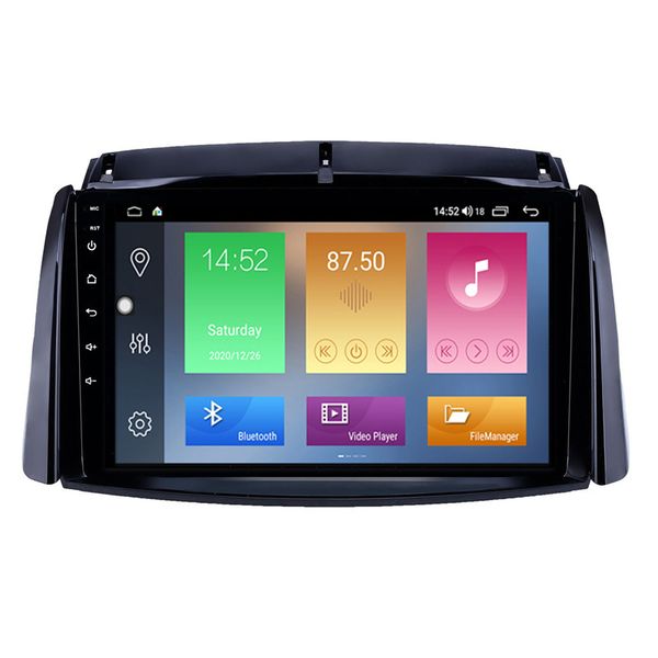 

car dvd player 9 inch gps navigation android multimedia system wifi for 2009-2016 renault koleos